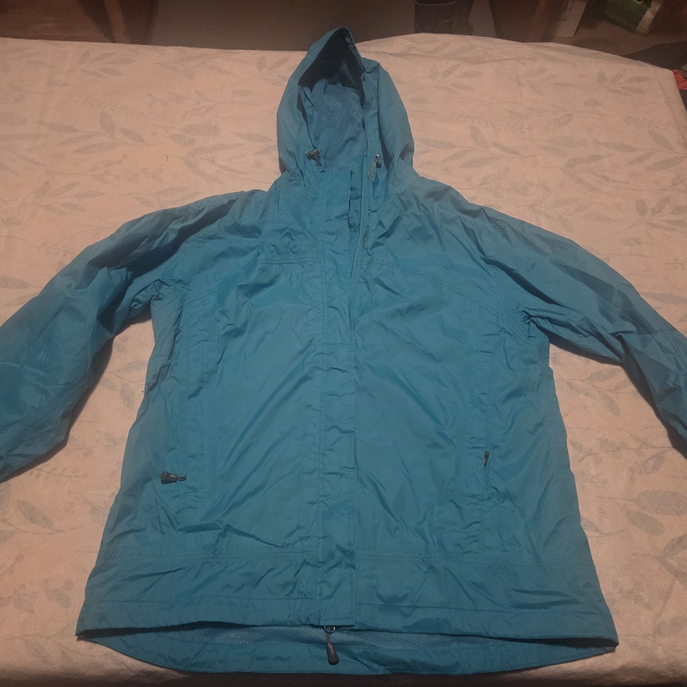 Gander Mountain Teal Raincoat with Hood